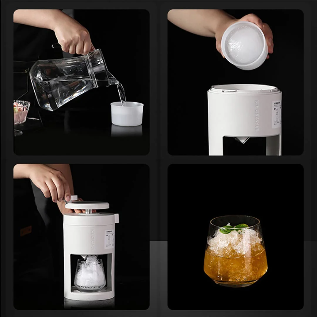 Ice Shaver Home Manual Ice Crusher Ice Breaker Fast Ice Crusher Portable Ice Shaver Kitchen Tools To Make Continuous Smoothie ()