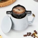 Stainless Steel Coffee Filter for Home No Exposed Filters to Make Manual Coffee Flow Portable Foldable Coffee Filter ()