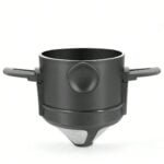 Stainless Steel Coffee Filter for Home No Exposed Filters to Make Manual Coffee Flow Portable Foldable Coffee Filter ()