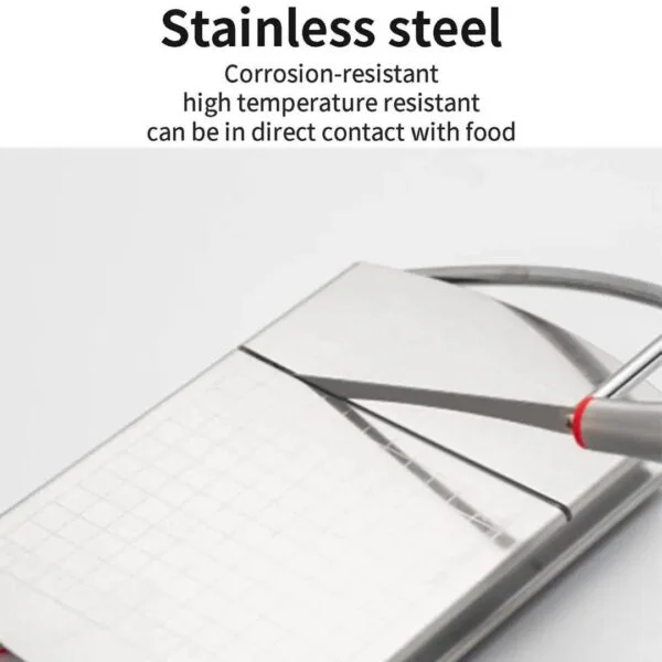 Stainless Steel Lunch Meat Egg Cutter, Multifunction Food Slicer, Banana, Cheese, Strawberry, Multipurpose Kitchen Cutter Gadget ()