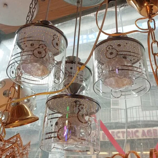 W Hanging Light (Glass Body)