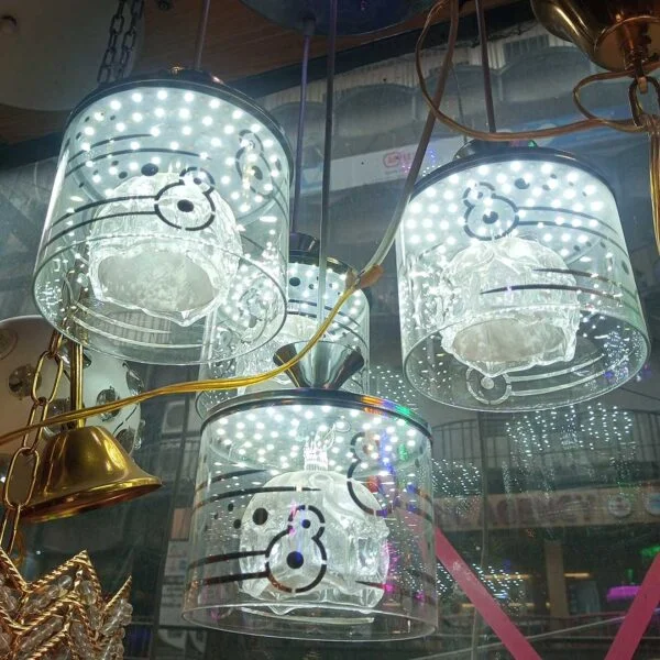 W Hanging Light (Glass Body)