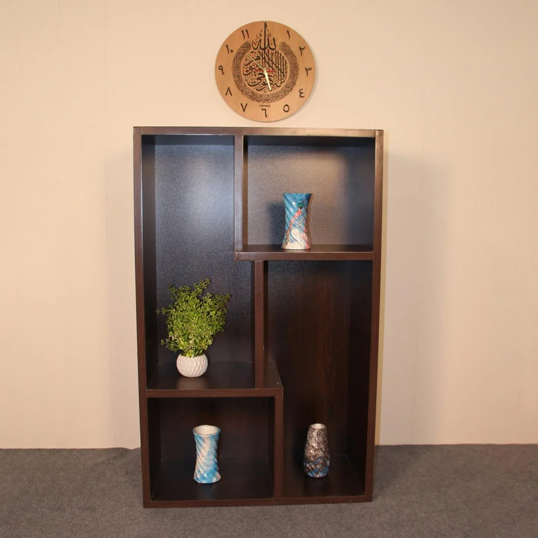 Bookcase Display Rack Multipurpose Showpiece Shelf ()