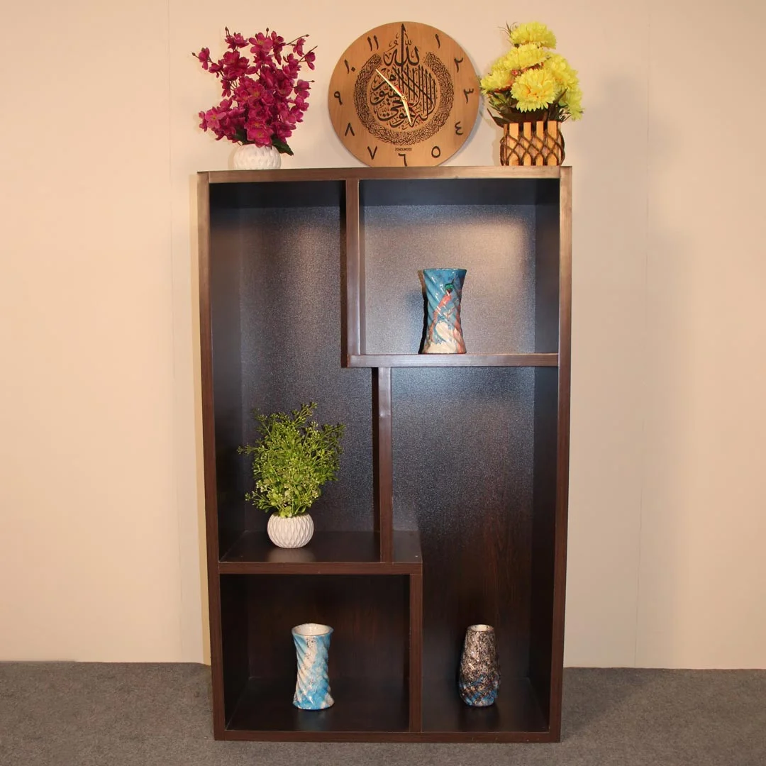 Bookcase Display Rack Multipurpose Showpiece Shelf ()