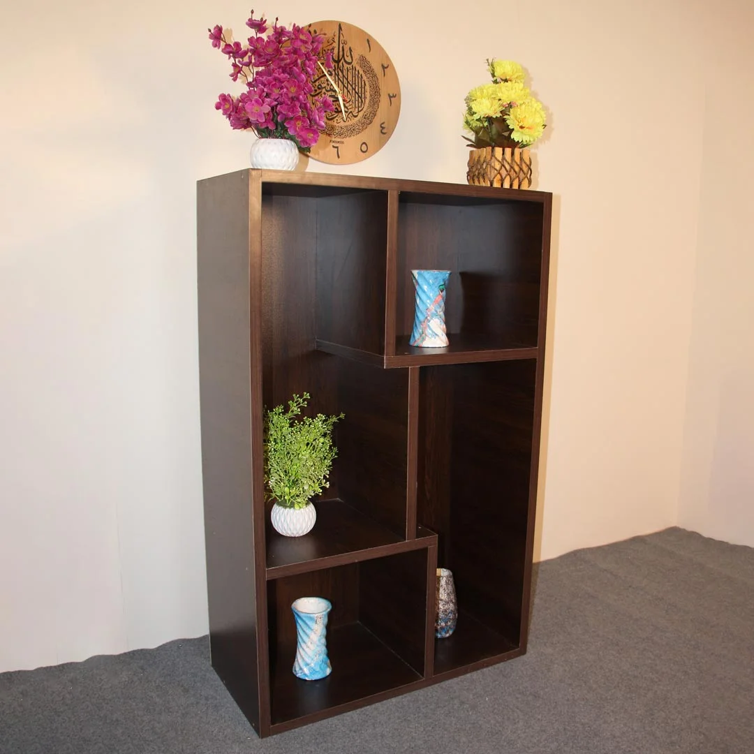 Bookcase Display Rack Multipurpose Showpiece Shelf ()
