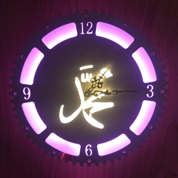 islamic led lighting clock