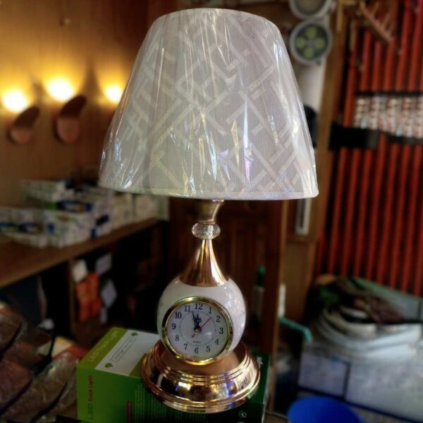 Bed Lamp With Clock