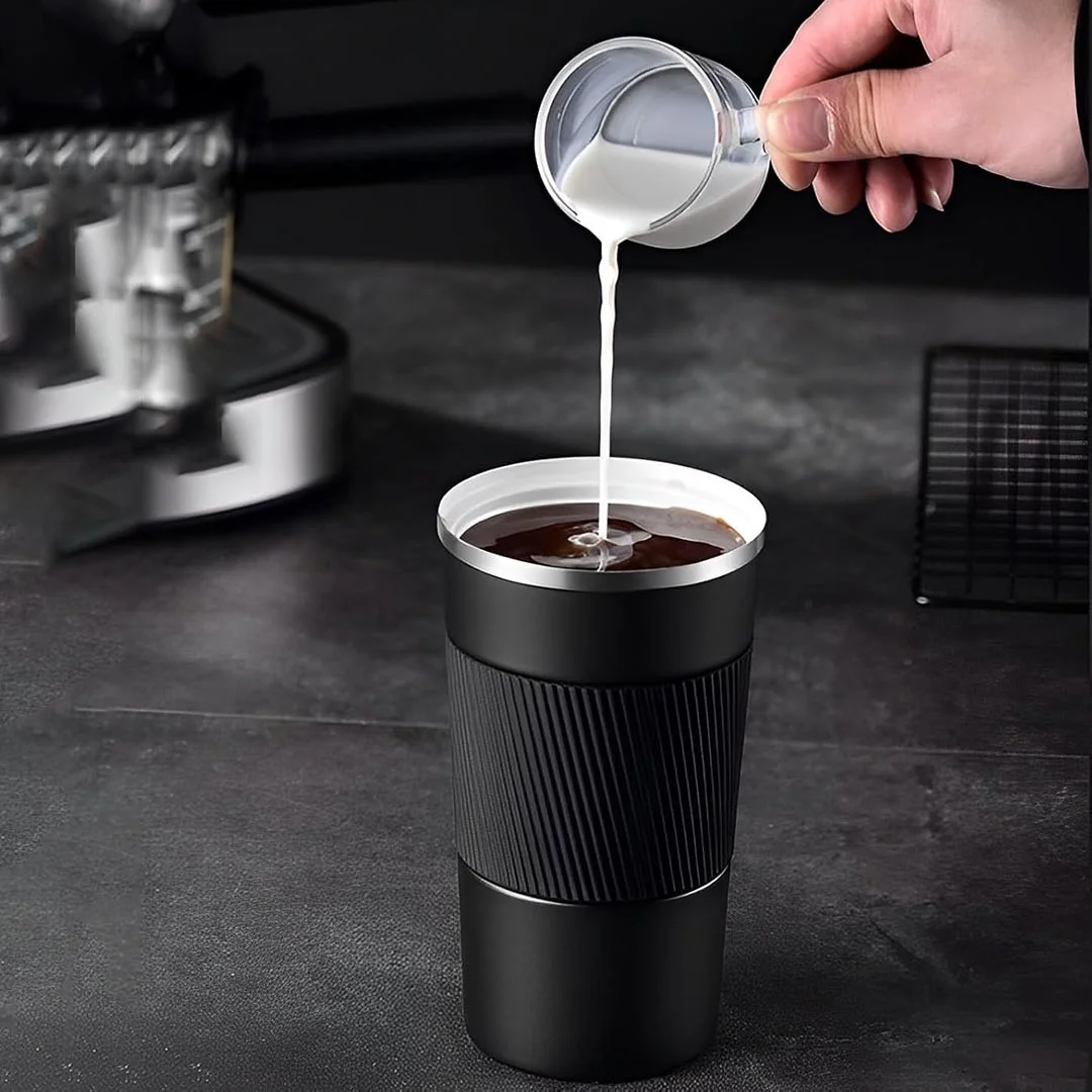 Coffee Mug Hot & Cold Beverage Drinks Leak proof Travel Mug ml Black Color